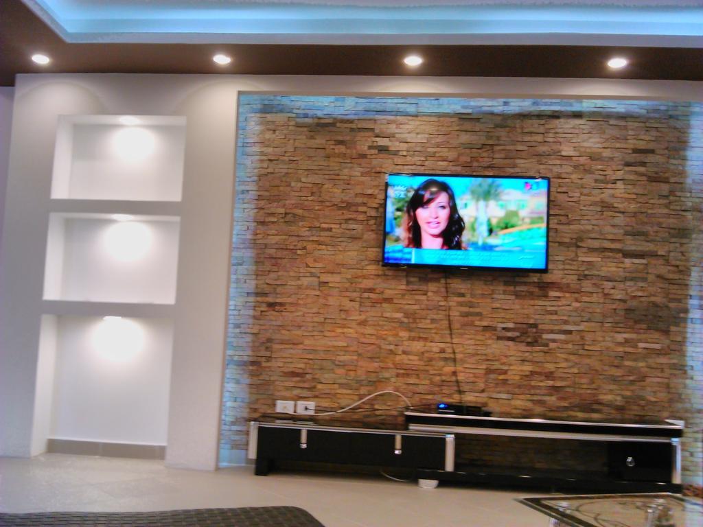 Three-Bedroom Apartment At Louly Beach Resort 아인 수크나 객실 사진